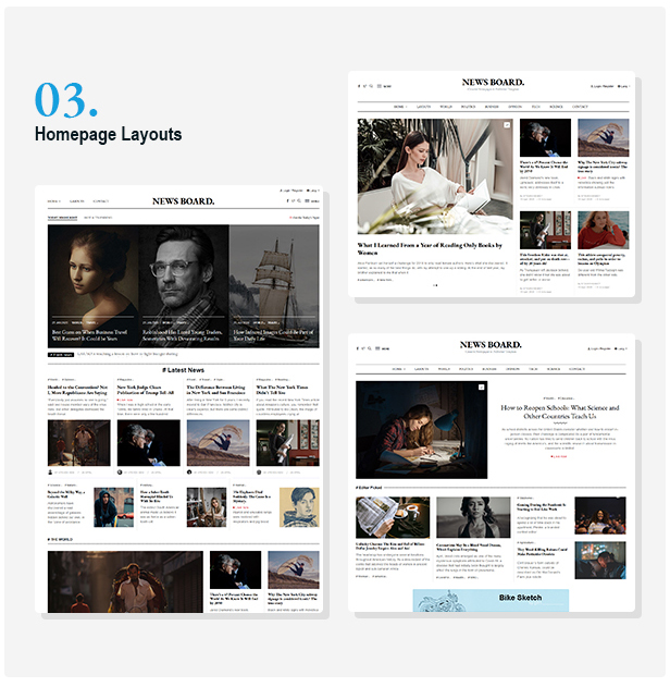 Newsboard - Creative Blog/Magazine/Publisher HTML Template - 3