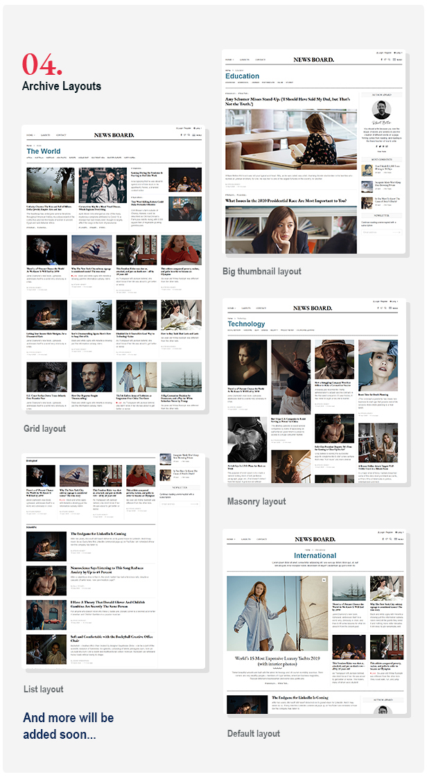 Newsboard - Creative Blog/Magazine/Publisher HTML Template - 4